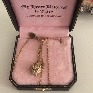 Juicy couture heart necklace